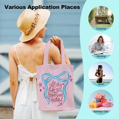 Religious Canvas Tote Bag, Inspirational Christian Gifts for Women Daughter S…