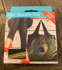 YAYbag Jumbo Reusable Storage Bag Peacock