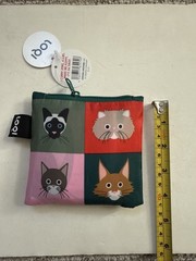 LOQI Shopping bag with STEPHEN CHEETHAM Cats Recycled material Unused w/Tags