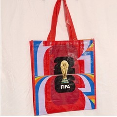 FIFA World Cup 2026 Official Licensed Reusable Tote Bag Red Multi Color New