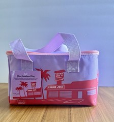 Trader Joe’s PURPLE PINK Palm Tree Mini Insulated Cooler Bag NWT Limited Ed 2026
