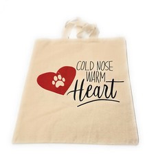 100% Cotton Canvas Totes Reusable Market Bag Printed w/ Pet Lover Dog Sayings