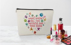 EXUQO Funny Makeup Bag,Get Well Gift,Small Cosmetic Bag for Women Funny-A