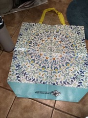 🛍️ St. Joseph’s Indian School Reusable Tote Bag Mandala Pattern Shopping Bag