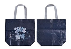 SpongeBob SquarePants Patrick Star Blue Tarpaulin Shopping Bag Reusable