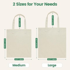 Bolsas de lona ligeras y finas, reutilizables, para compras y comestibles