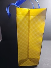 Reusable Floral Multicolor Tote Bag St. Joseph’s Indian School Yellow Blue