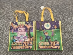 Lot Of 2 ~ 70th Anniversary Natural Grocers Bag Reusable Shopping Tote Hevy Duty
