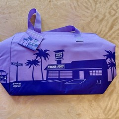 Trader Joe’s Tote Bag 8 Gal Lavender Purple Reusable Insulated Eco Shopping Ltd