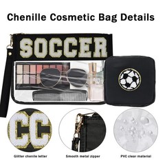 DMJRZTF 2 Pcs Soccer Snack Bags Team Gifts 12.2 x 8.6 x 0.3 inches,