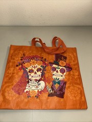 16×18 Dias De Los Muertos Day Of The Dead Skeletons Reusable Shopping Bag