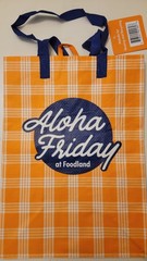 Hawaiian Bag Foodland ALOHA FRIDAY REUSABLE SHOPPING BAG Beach TOTE NEW Limited