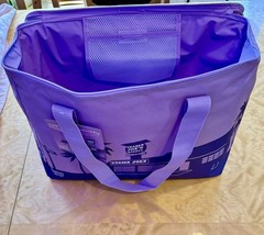 Trader Joe’s Tote Bag 8 Gal Lavender Purple Reusable Insulated Eco Shopping Ltd