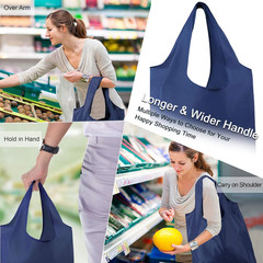 12 Pack Bulk Reusable Grocery Bags Multicolor Durable Machine Washable Grocery B