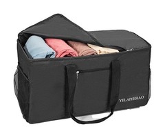 2 Large Utility Tote Bag, Foldable Collapsible Tote1 bag for Storage Pool Bea…