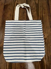 Juvale Small Reusable Grocery Bags 3-Pack Canvas Fun Designs – Beige