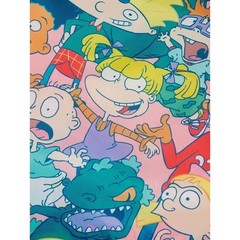 Nickelodeon 90s Cartoon Reusable Tote Bag | Hey Arnold Rugrats Foldable Eco Bag