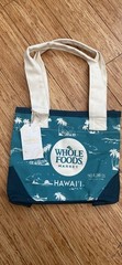 Whole Foods Hawaii Exclusive Mini Tote Bag.NWT organic cotton