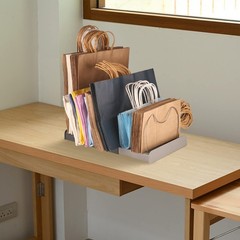 Adjustable Shopping Bag Organizer – Great for Storing Folded Cloth, Paper, Lu…