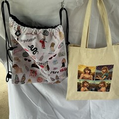 Lot of 2 Taylor swift bags swifty, concert Kelce tour artist opalite cancelled