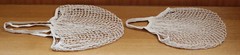 Cotton String Net Shopping Grocery Bag – Short & Long Handles – Natural Colour
