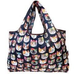 3 PCS Wrapables EcoFriendly Large Nylon Reusable Shopping Bags Grocery Tote