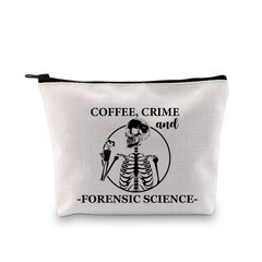 G2TUP Forensic Scientist Gift Coffee Crime And Science White Bag