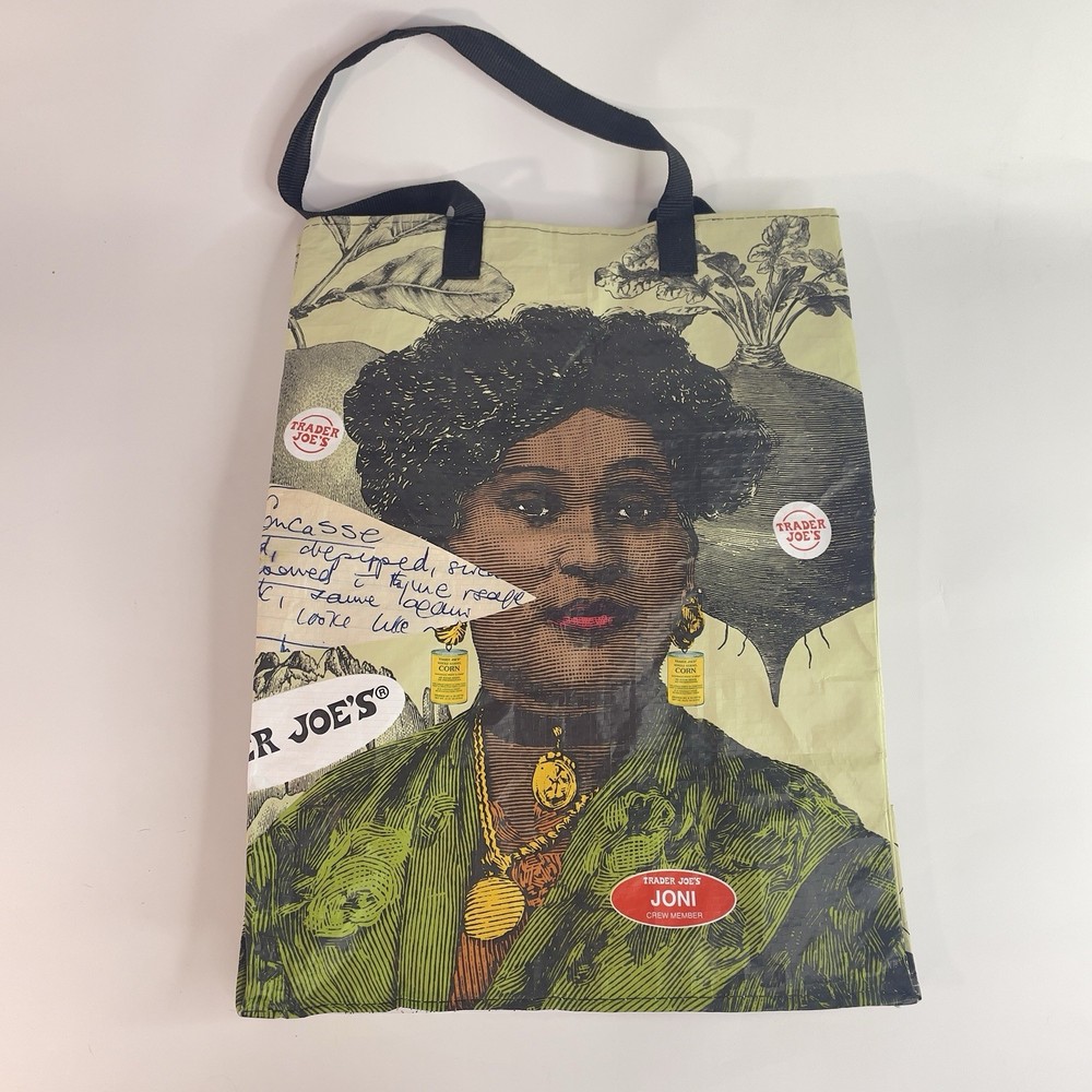 Trader Joe’s Reusable Bag Crew Members Joni & Jolene Limited Edition 6 Gal