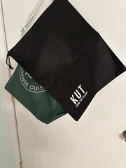 Five Fabric Bags Williams Sonoma Vanity Fair Kut Shopping Bags