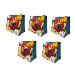 Reusable Shopping Bags Extremely Durable Multi Use Large Stylish Fun Foldable
