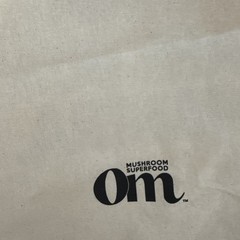 New Om Mushroom Superfoods Foraging Bag Reusable Canvas Grocery Bag or BookTote