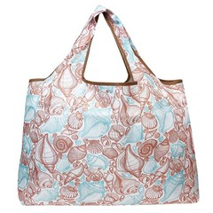 Large Foldable Tote Nylon Reusable Grocery Bags 3 Pack