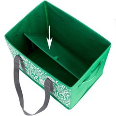 Heavy Duty Collapsible Foldable Reusable Grocery Shopping Bags 4 Pack