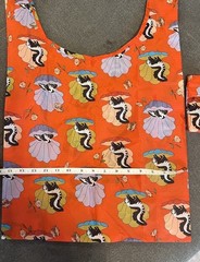 NWOT BAGGU Eco Friendly Bag STANDARD Half Shell Skunk