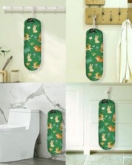 Plastic Bag Holder Organizer – 1 Pack Reusable Canvas Grocery Bags Holder Pets