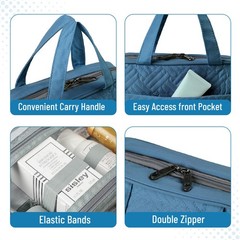 Ms. Pen- Travel Toiletry Bag Organizers, Teal, Makeup for Teal