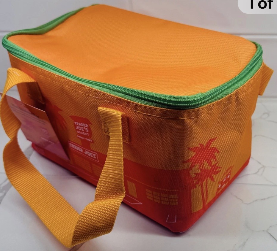 Trader Joe’s Mini Insulated Bag 1.5 Gallons Orange