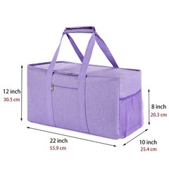 Extra Large Utility Tote Bag,Reusable Shopping Bags with Handles – Waterproof…
