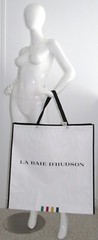 HUDSON’S BAY HBC STRIPES CANADA MULTISTRIPE TOTE REUSABLE XL SHOPPING TOTE BAG