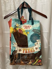 Trader Joe’s Texas Reusable 100% Polypropylene Bag 6 gallon capacity NWT