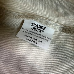 Trader Joe’s Striped Mini Canvas Tote Bag Petal Pink Summer 2026 Limited Release