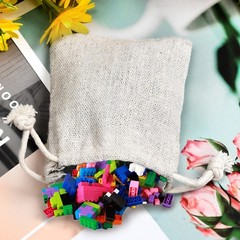 100pcs Double Canvas Drawstring Cotton Bags – Reusable Tea Bag & Gift Sachet …
