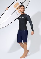 Men’s Swim Trunks Quick Dry Board Shorts with Zipper Pockets 3X-Large, Navy