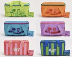 NEW Trader Joes New Summer Mini Insulated Tote Bags Set Of 6 Limited Edition