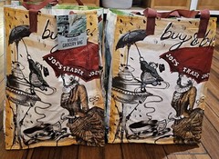 New Trader Joes Reusable Shopping Tote Grocery The Evergreen State Lot Of 2