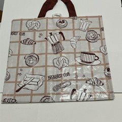Tesco Breakfast Club Tote Bag Coffee Croissant Butter Pretzel Bean 2026 New