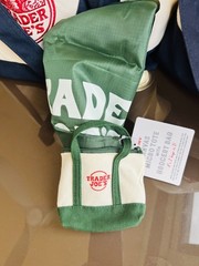 Set of 2 + BONUS Bag Trader Joe’s Large Canvas Tote Bags Navy Heavy Cotton