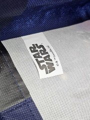 Star Wars Reusable Polypropylene Shopper Tote Bag New 13×13 Luke Obi-Wan Han NWT
