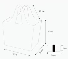 Magic Bag – Large Capacity Multiuse Grocery Shopping Bags Water Resistant Fol…