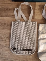 Lululemon, Athleta, Etc Reusable Shopping Tote Bags Lot Of 6 Different Sizes